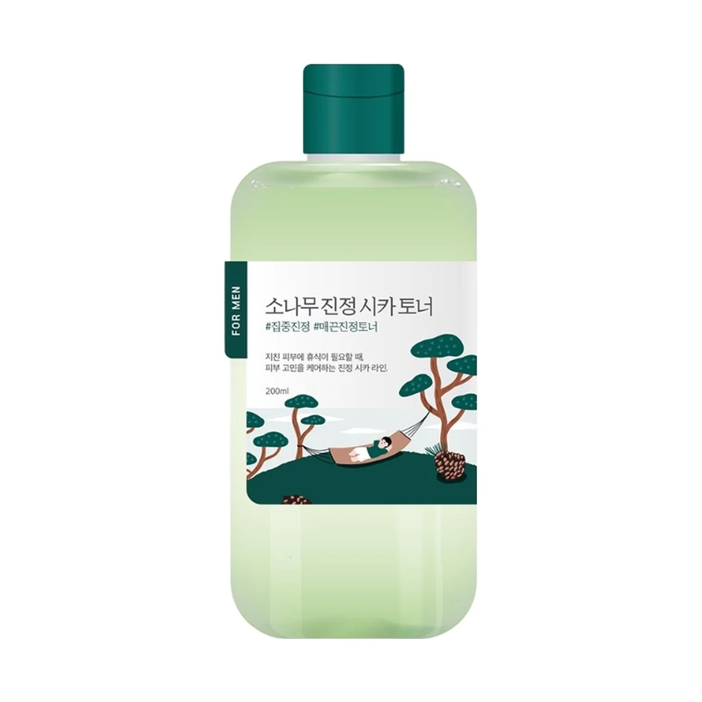 Успокаивающий лосьон для мужчин Round Lab For Men Pine Calming Cica Lotion 200 мл