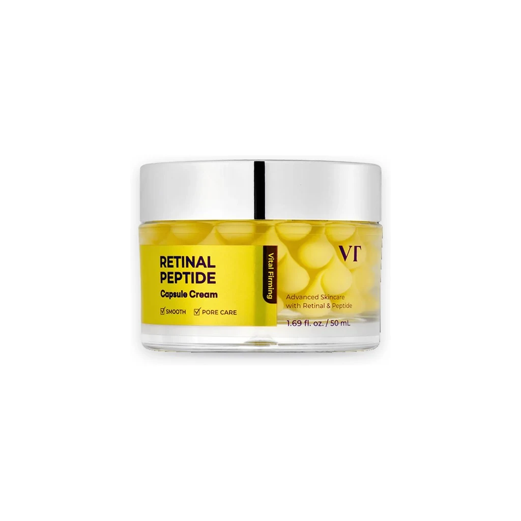 Антивозрастной крем-капсулы с ретиналем и пептидами VT Cosmetics Retinal Peptide Capsule Cream 50 мл
